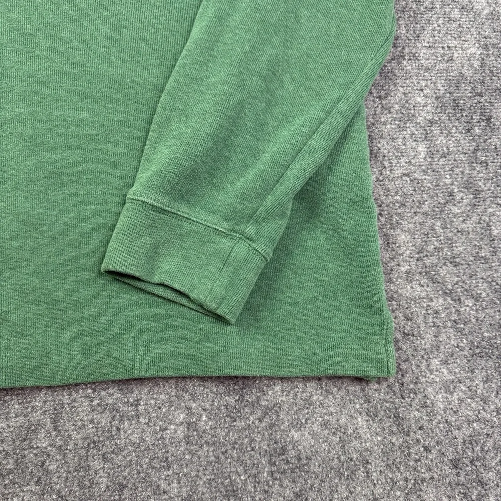 Vintage Polo Ralph Lauren Quarter Zip Sweater Mens XXL Green Cotton Pony Preppy